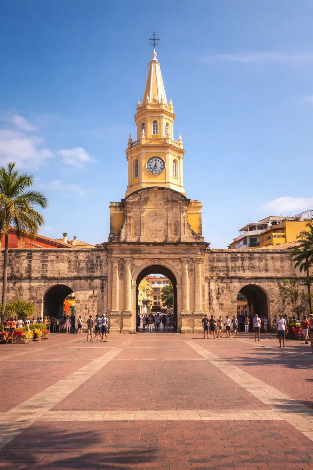 Clock Tower Gate entrance to Cartagena Old Town