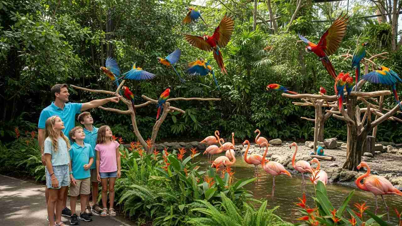 Colombian National Aviary near Barú day trip from Cartagena