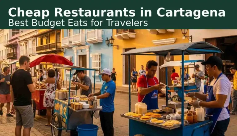 cheap restaurants in cartagena street food vendors and tourists eating