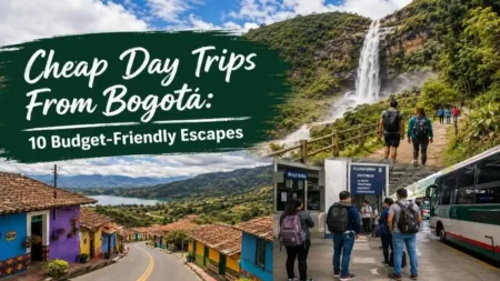 Cheap day trips from Bogotá with waterfalls mountains and public buses